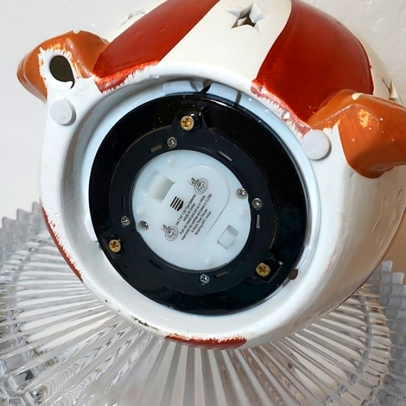 Christmas QVC Home Reflections Ceramic Gingerbread Luminary Flameless LED Orna… - Picture 7 of 10